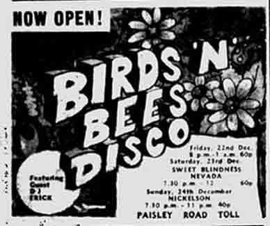 Birds and Bees Paisley Road Toll